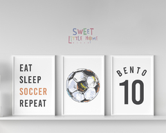 Conj Quadro Infantil Futebol Bento