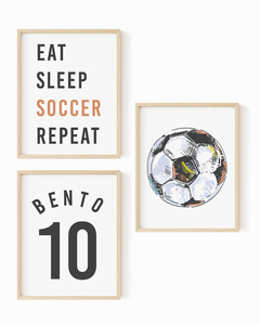 Conj Quadro Infantil Futebol Bento