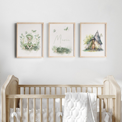 Conj Quadro Infantil Fadinha Maria