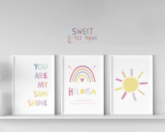 Quadros Personalizados You Are My Sunshine Heloisa
