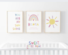 Quadros Personalizados You Are My Sunshine Heloisa