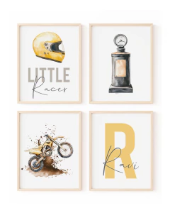 Quadros Decorativos Infantil Motocross Ravi