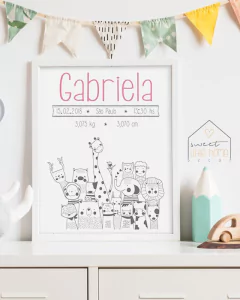 Quadro Nascimento - Zoo