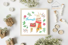 Quadro lhamastê - comprar online