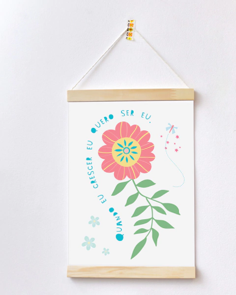 Flâmula para Quarto de Bebê - Quando Eu Crescer