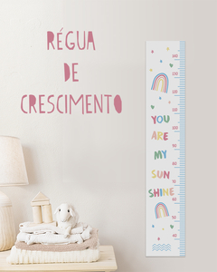 Régua De Crescimento You Are My Sun Shine