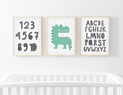 Kit Quadros para quarto de bebê - Roarrr