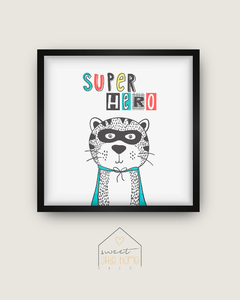 Quadro Decorativo - Super Hero 2 -  Sweet Little Home Decor - Quadro Infantil Personalizados 