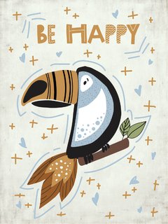 Placa Decorativa - Be Happy - comprar online