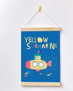 Flâmula para Quarto de Bebê - Yellow Submarine