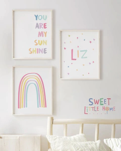Conjunto Quadros - You Are My Sunshine