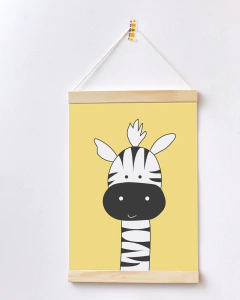 Flâmula para Quarto de Bebê - Zebrinha