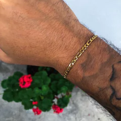 Pulsera Figaro - Golden Luxury