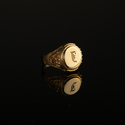 Anillo Sello Redondo Grabado - comprar online