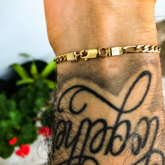 Pulsera Figaro Oro 18K - comprar online