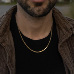 Cadena Serpiente Fina - Golden Luxury