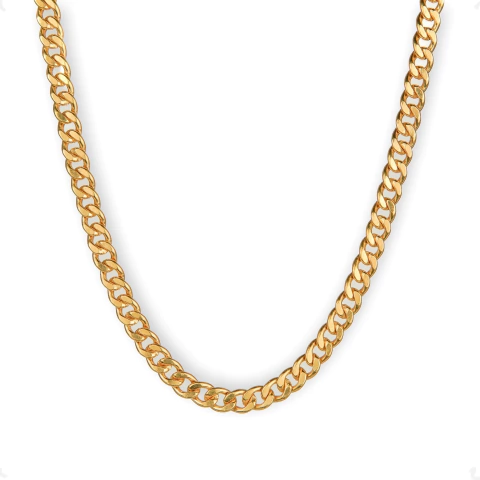 Cadena Groumet Oro 18K