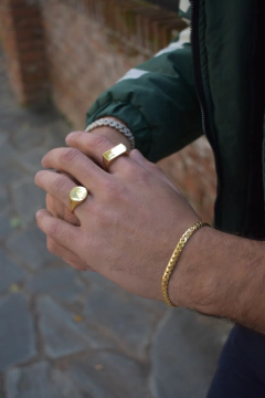 Anillo Circular - Golden Luxury