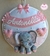Enfeite de Porta Elefantinha Baby - Loucas Por Chinelos | Chinelos e Acessórios Personalizados