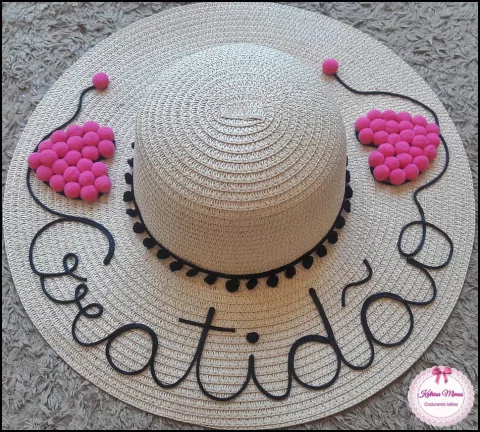 Chapéu de Praia Gratidão