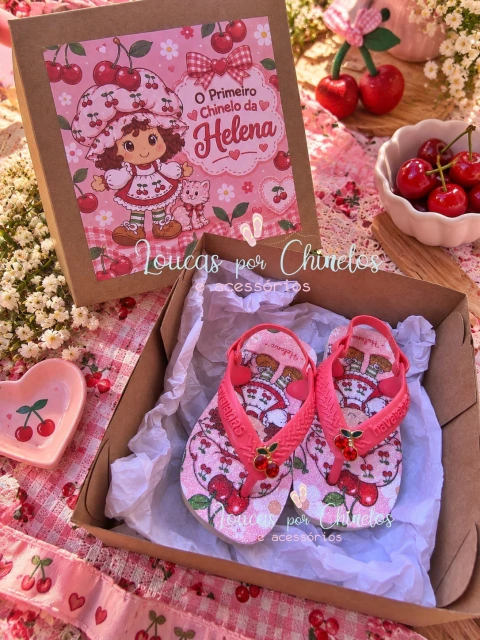 Meu Primeiro Chinelo - Boneca Cerejinha