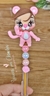 Caneta Pantera Cor de Rosa Baby - PRONTA ENTREGA