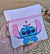 Bolsinha Porta Moedas Stitch Rosa - PRONTA ENTREGA