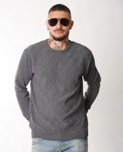 SWEATER ROMBO (ART4709) - SIAMO FUORI