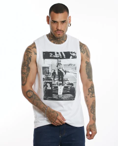 MUSCULOSA ESTAMPADA (V2501508) - SIAMO FUORI