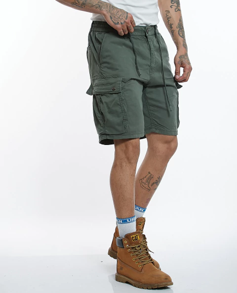 BERMUDA CARGO DE GABARDINA (ART072) - comprar online