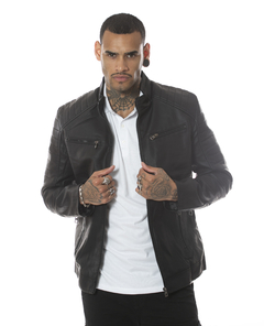 CAMPERA SIMIL CUERO CON PIEL (ART583) en internet