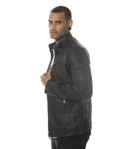 CAMPERA SIMIL CUERO CON PIEL (ART583)