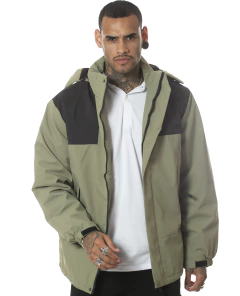 CAMPERA CON PIEL (I2501662) - SIAMO FUORI