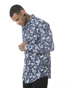 CAMISA ML ESTAMPADA REGULAR E4 (I2303195E4) - SIAMO FUORI