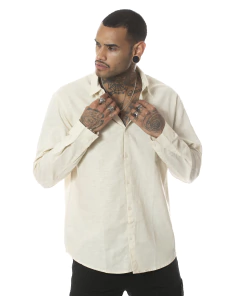 Imagen de Camisa de Lino Manga Larga (V2503999)