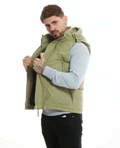 Chaleco Ítalo simil cuero (ART2402) - tienda online