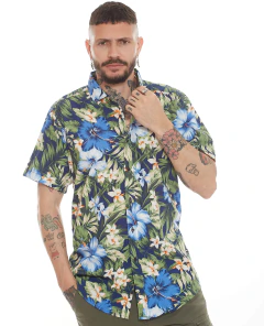 Camisa MC Estampada Regular (V2603195MC)