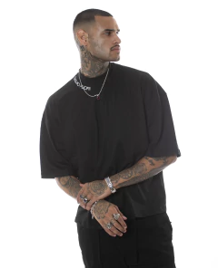 REMERA BOXY ESTAMPADA (V2501513) - tienda online