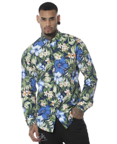 CAMISA ML ESTAMPADA REGULAR E1 (I2303195E1) - SIAMO FUORI