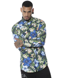 CAMISA ML ESTAMPADA REGULAR E1 (I2303195E1) en internet