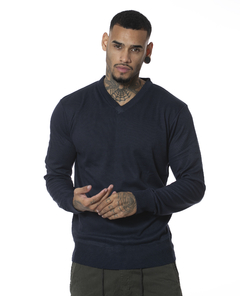 sweater cuello v (ART7224) - comprar online