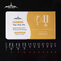 Tips Soft Gel para Pie 500pcs Paris Night - comprar online
