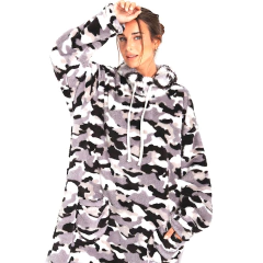 Pijamanta camuflado gris