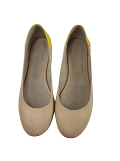 Ballerina charol - gaudi con amarillo - Carla Danelli