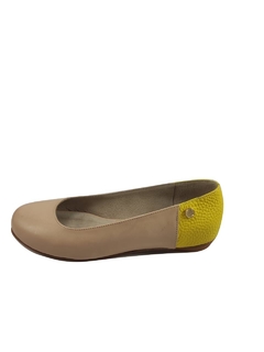 Ballerina charol - gaudi con amarillo - comprar online