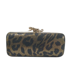 Clutch Rigido Estampado c/ herraje - comprar online