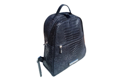 Mochila big Back to Basic Negra Croco en internet