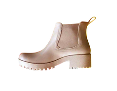 Bota de lluvia corta Carla Danelli Nude - comprar online