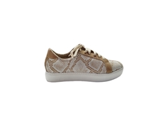 Zapatilla Lu Beige Croco