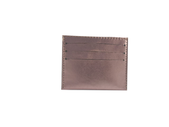 Porta tarjetero rosa metalizado CD - comprar online